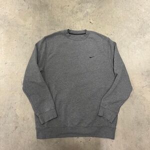 Vintage Y2K Nike silver‎ bar tag boxy crew neck sweatshirt
